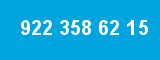 922 358 62 15